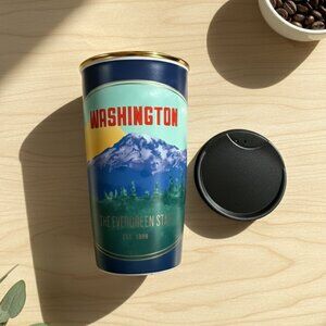☕ Starbucks Washington "The Evergreen State" Tall Tumbler with Lid - 12 oz